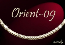 Orient 09 - náramek zlacený